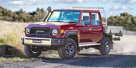 Toyota Land Cruiser J70 Pickup Truck Gets Updated After 40 Years