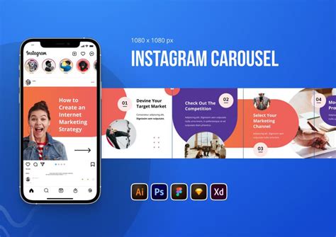 10 Best Business Instagram Carousel Templates PSD PSD Design