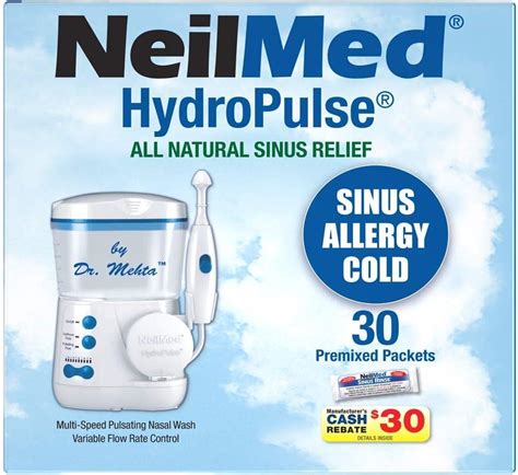 Neilmed Hydropulse Multi Speed Electric Pulsating Nasal Sinus