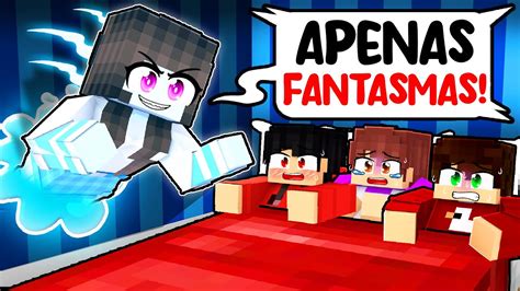 FANTASMA Na FESTA DO PIJAMA De GAROTOS No Minecraft Miika YouTube