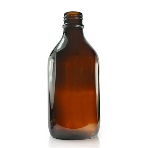 1 Litre Amber Glass Sirop Bottle And 28mm Pp Screw Cap Uk