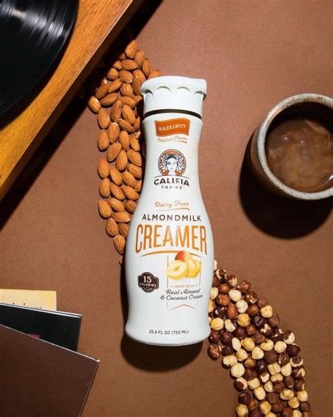 Califia Nutt Licious Hazelnut Creamer Packaging By Farm Design