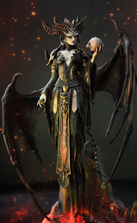 Diablo Iv Lilith Etsy