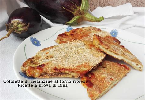 Cotolette Di Melanzane Al Forno Ripiene Ricette A Prova Di Bina