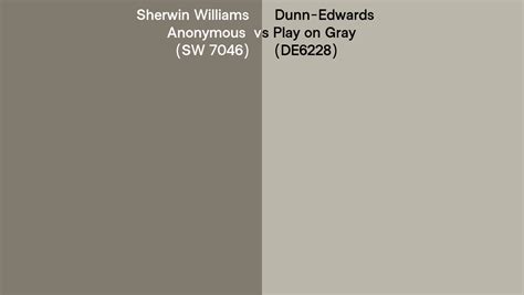 Sherwin Williams Anonymous Sw 7046 Vs Dunn Edwards Play On Gray