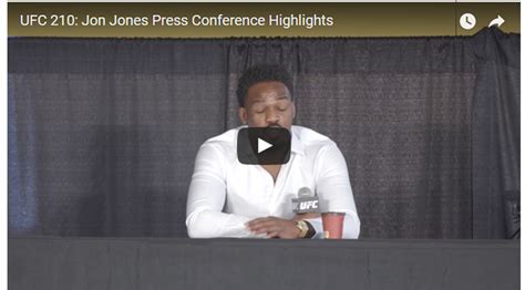 UFC 210: Jon Jones Press Conference Highlights