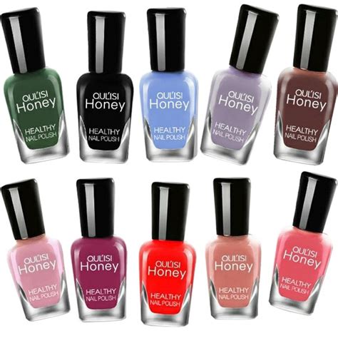 Jual NAIL POLISH OULISI HONEY WATER BASED SOFT COLOR EASY PEEL OFF