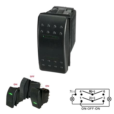Interruttore A Bilanciere Istantaneo Accensionespegnimento 12 V20 A 7
