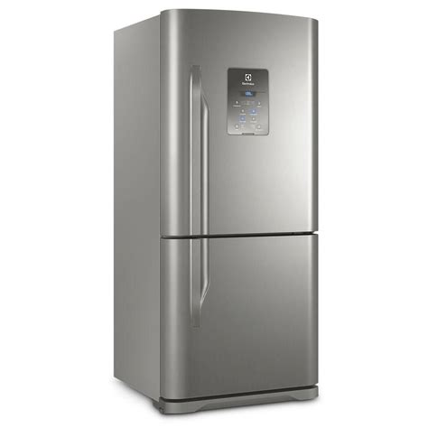 Geladeira Refrigerador Frost Free Inox Bottom Freezer L Electrolux