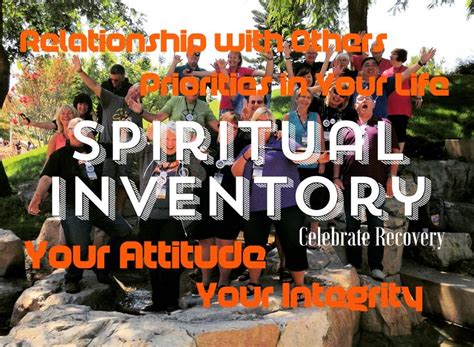 Spiritual Inventory I Celebrate Recovery Bible Study Spirituality