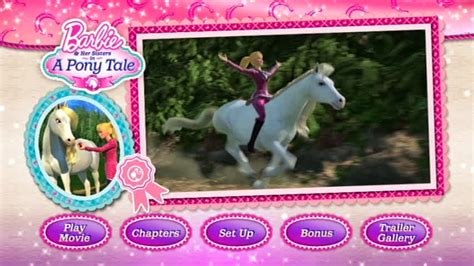 Barbie And Her Sisters In A Pony Tale Dvd Main Menu Barbie Movies Photo