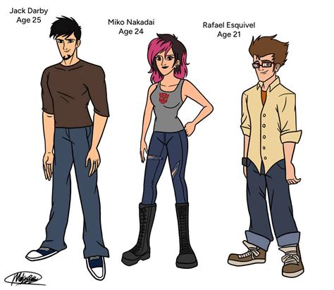 Jack Miko And Raf All Grown Up New Version By Melspyrose On Deviantart