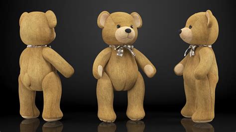 Teddy Bear Rigged For Cinema 4d 3d Model 79 C4d Free3d