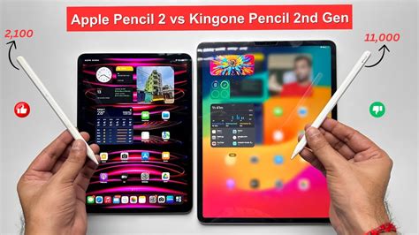 Apple Pencil Vs Kingone Nd Gen Pencil The Ultimate Comparison Youtube