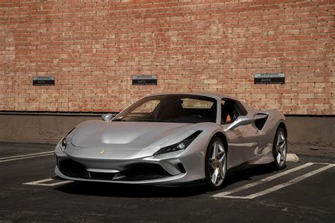 Ferrari F8 Tributo Silver Boston Exotic Car Rental