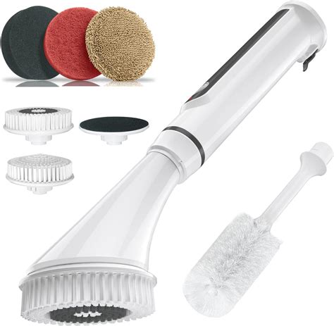 Wastou Brosse de Nettoyage électrique rotative Brosse de Nettoyage