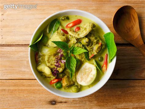 Famous Internationally Renowned Thai Green Coconut Curry Gaeng Keow