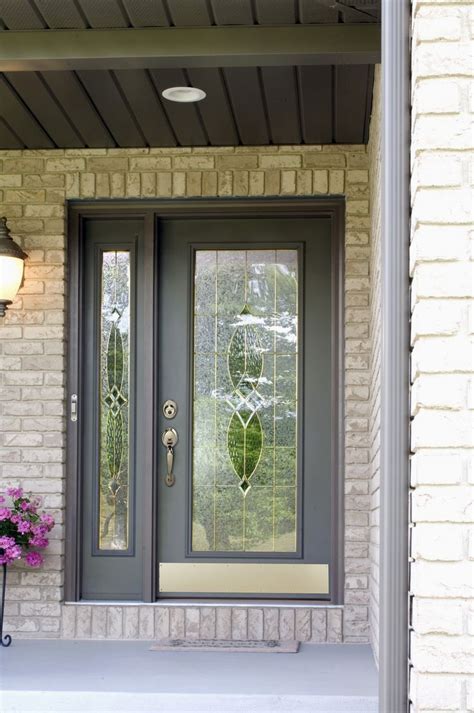 Beautiful Full View Storm Door With Sidelite Entry Doors Remodel