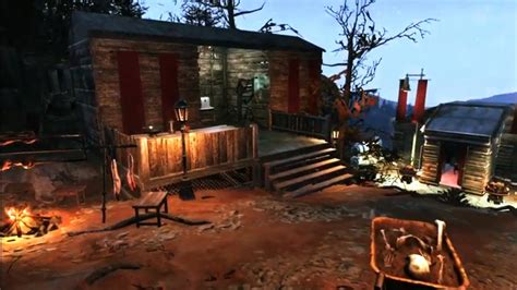 A Caesars Legion Camp Tour Pioneer Scouts Camp In Fallout 76 Youtube