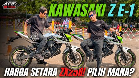 Impresi Pertama Kali Nyobain Motor Listrik Kawasaki Z E Harga