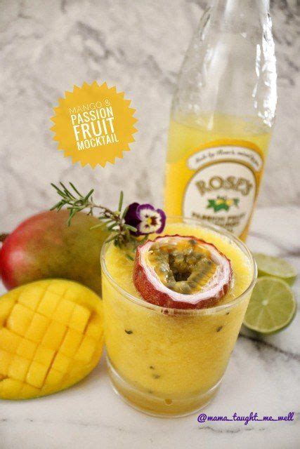 Mango And Passion Fruit Mocktail Recipe By Ruhana Ebrahim Fruit Mocktail Recipes Recipes With