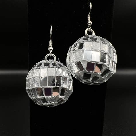 Disco Ball Earrings - Etsy