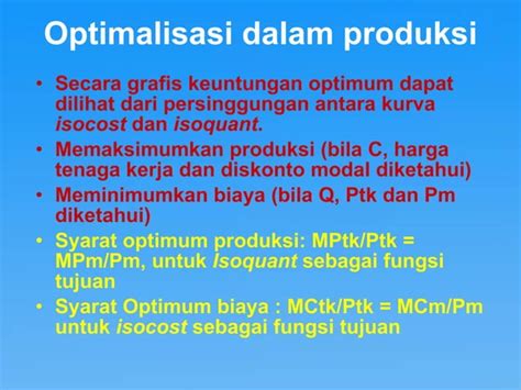 Materi Teori Produksi Ppt