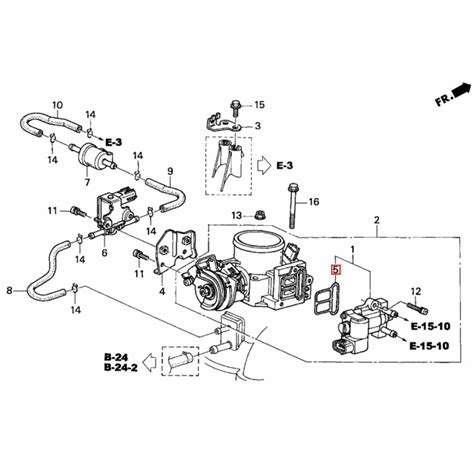 OEM Uszczelka Silniczka Krokowego Civic 7gen 01 05 D14Z6 D16V1 Jarusnet