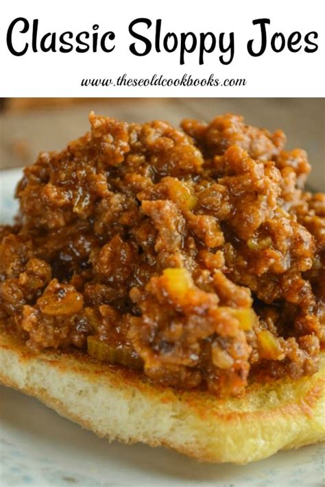 Classic Sloppy Joes Recipe An Old Fashioned Ground Beef Dish