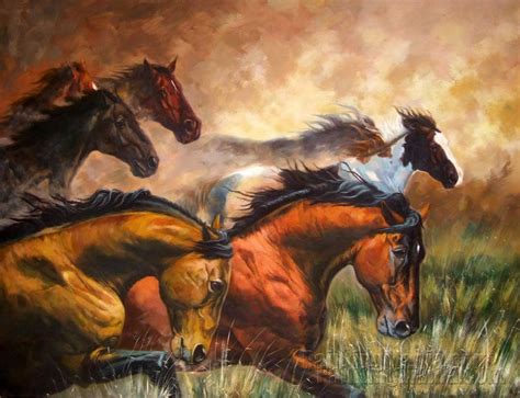 Galloping Horse Painting at PaintingValley.com | Explore collection of ...