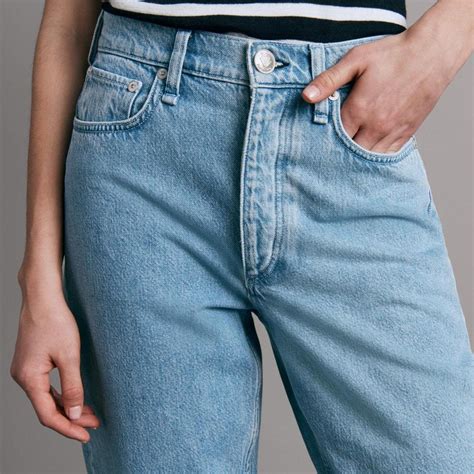 Rag And Bone Alissa Crop High Rise Straight Jeans Depop