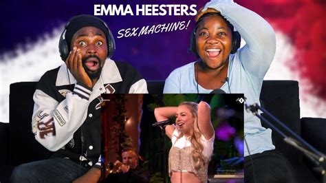 First Time Reaction To Emma Heesters Sex Machine Beste Zangers 2019