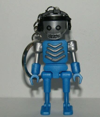 Playmobil Blue Skeleton Robot Keychain Spaceman Astronaut Ebay