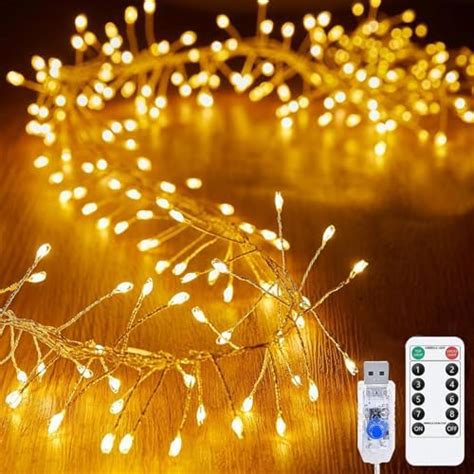 Ansio Christmas Lights Led M Ft Cluster Christmas Tree Lights