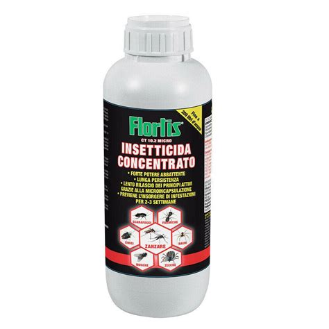 FLORTIS INSETTICIDA CONCENTRATO 500ML ZANZARE MOSCHE INSETTI BLATTE