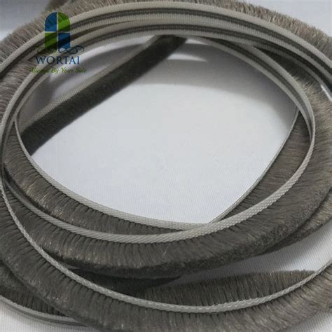 Sliding Door And Window Mohair Weather Strip Wool Top Pile Brush Seal