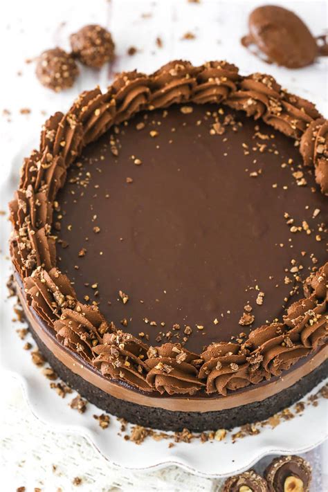 The Best No Bake Nutella Cheesecake Recipe Life Love And Sugar