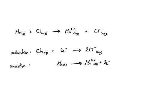 Solved Devise A Cell In Which The Cell Reaction Is Mn S Cl G