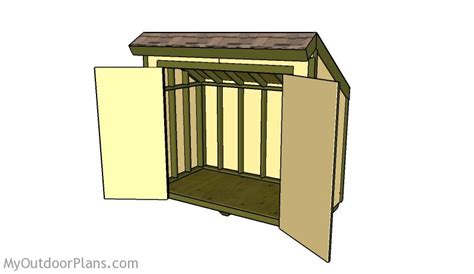 Free Lean To Shed Plans | MyOutdoorPlans