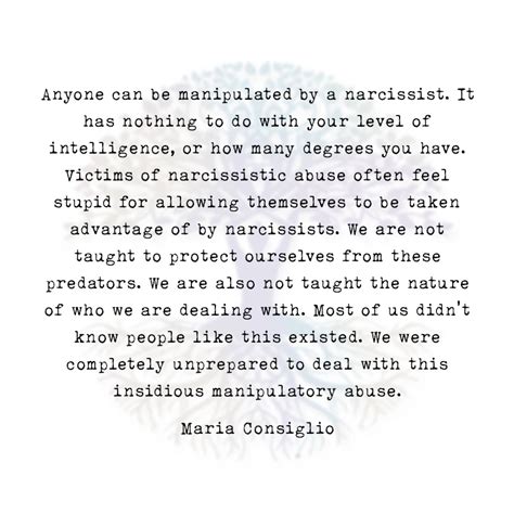 Anyone Can Be Manipulated By A Narcissist