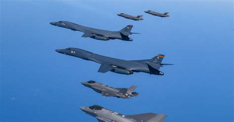 US deploys B-1B bombers for separate drills with South Korea, Japan ...