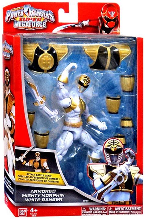 Power Rangers Super Megaforce Armored Mighty Morphin White Ranger ...