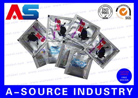 Male Sex Condom Package 11c Aluminum Foil Vacuum Sealer Bag Iso9001 Approved Heat Seal Foil Bags