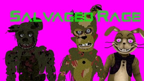 Fnaf Sfm Blender C D Salvaged Rage Collab Map Cancelled Youtube