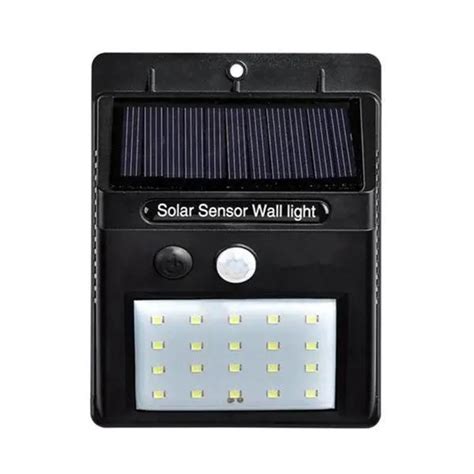 Waterproof Solar Wall Lights Wilko With Led Pir Motion Sensor For