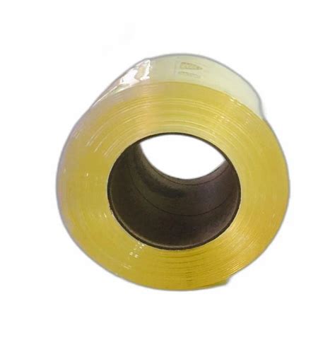 Plain Yellow Polar PVC Strip Curtain Packaging Type Roll Size 30m L