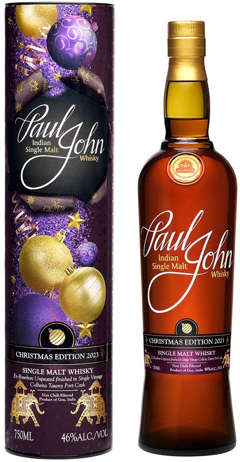 Paul John Single Malt Christmas Ed 2023 Mandp Alkohole Wina Cygara