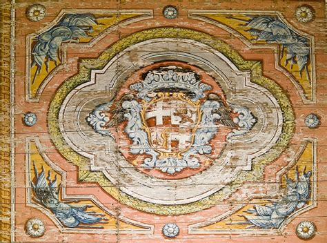 Fresco of Knights of St John Emblem — Stock Photo © PhotoWorks #2268049