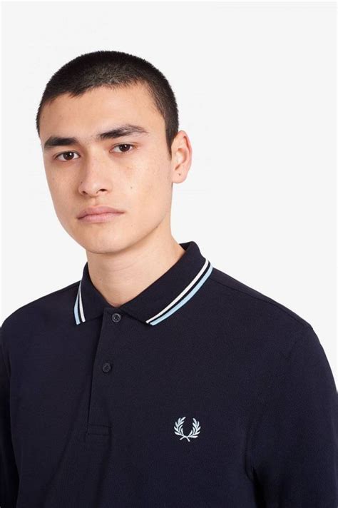 Fred Perry Polo Manica Lunga Con Doppia Riga Modernistshop