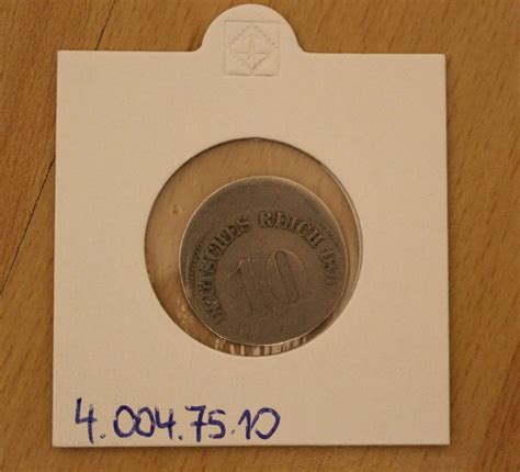 Germany Empire 10 Pfennig Fehlprägung Dezentriert 1875 Catawiki